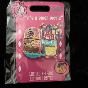 NWT ''it's a small world'' 55th Anniversary Pin